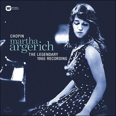 Martha Argerich, Frederic Chopin — Martha Argerich 마르타 아르헤리치 1965년 전설의 레코딩 - 쇼팽: 피아노 소나타 3번, 마주르카 외 앨범 커버