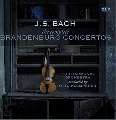 Otto Klemperer,Philharmonia Orchestra,Johann Sebastian Bach — Otto Klemperer 바흐: 브란덴부르크 협주곡 전곡 - 오토 클렘페러 앨범 커버