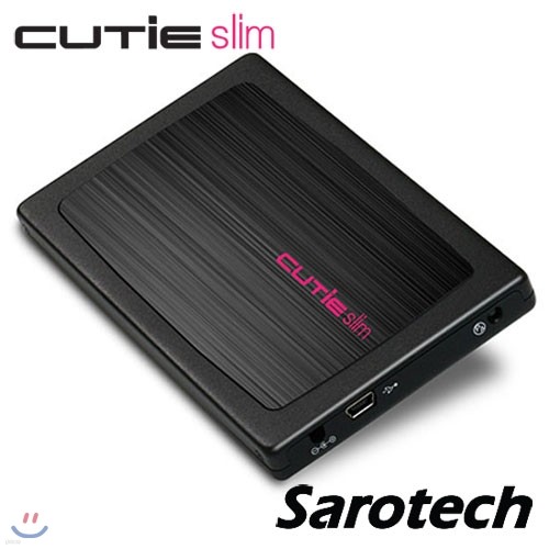 새로텍 2.5 외장하드 케이스 Cutie slim FHD-259UA 단품 SATA하드지원 (USB2.0 / 초슬림 / Y자 케이블 )