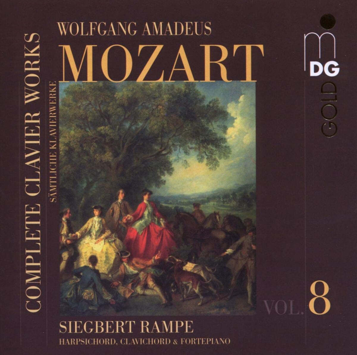 Siegbert Rampe 모차르트: 건반 작품 전집 8집 (Mozart: Complete Clavier Works Vol. 8) 