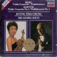 정경화, Gerog Solti - Berg, Bartok : Violin Concertos (미개봉/dd1980)