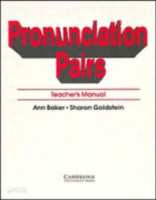 Pronunciation Pairs : Teachers Manual