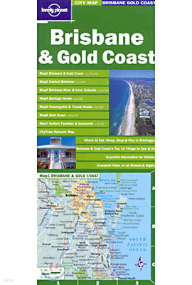 Brisbane and Gold Coast City Map