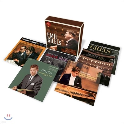 Emil Gilels 에밀 길렐스 - RCA, 콜럼비아 앨범 컬렉션 전집 박스세트 한정반 (The Complete RCA and Columbia Album Collection)