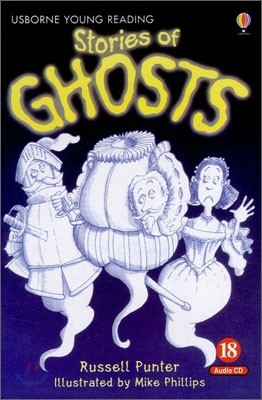 Usborne Young Reading Audio Set Level 1-18 : Stories of Ghosts (Book & CD)