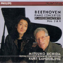 Mitsuko Uchida - Beethoven : Piano Concertos No3.4 (미개봉/dp4558)