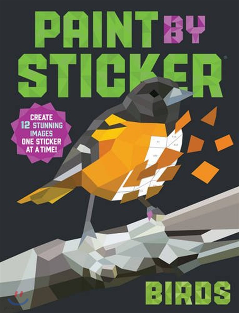Paint by Sticker: Birds: Create 12 Stunning Images One Sticker at a Time!