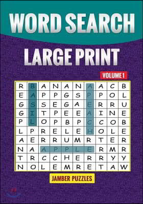 Word Search Large Print Volume 1