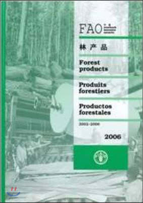 FAO Yearbook Forest Products / FOA Annuaire Des Produits Forestiers / FAO Anuario De Productos Forestales 2002-2006