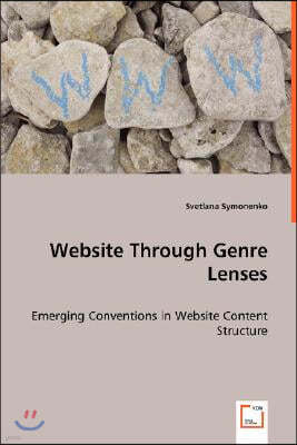 Website Through Genre Lenses - Emerging Conventions in Website Content Structure