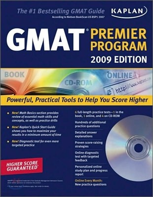 Kaplan GMAT : Premier Program with CD-ROM (2009)