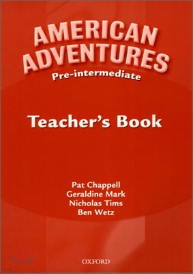 American Adventures: Pre-intermediate : Teacher's Book