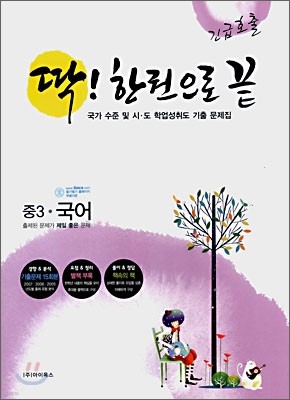 딱! 한권으로 끝 학업 성취도 기출 문제집 중3 국어 (2008년)