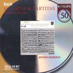 Bach : Sonata And Partita For Violin : Arthur Grumiaux