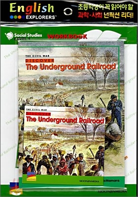 English Explorers Social Studies Level 1-24 : Discover The Underground Railroad (Book+CD+Workbook)