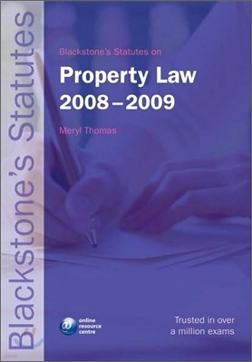 Statutes On Property Law 2008-2009, 16/E