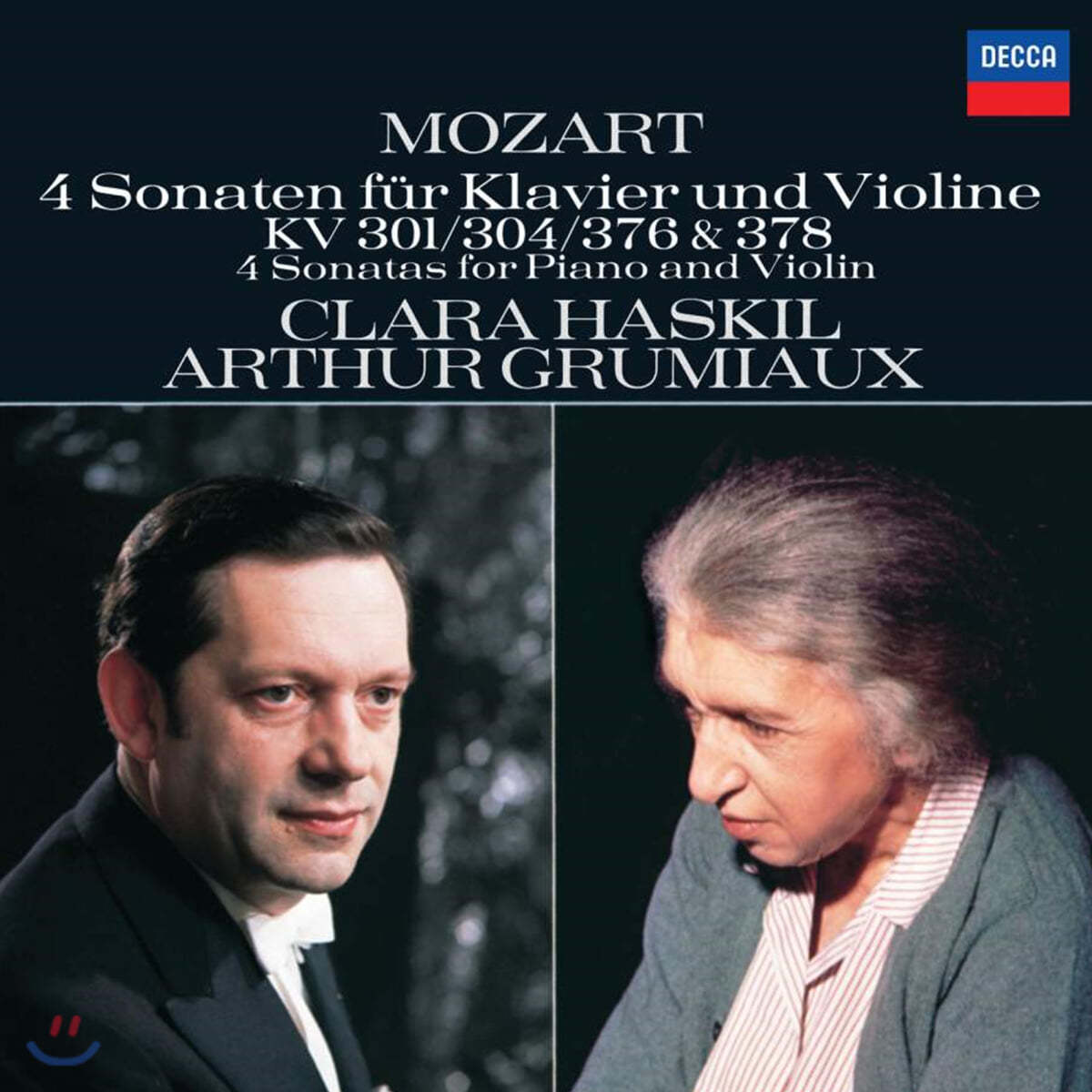 Clara Haskil/ Arthur Grumiaux 모차르트: 바이올린 소나타 - 클라라 하스킬, 아르투르 그뤼미오 (Mozart: 4 Sonata For Piano And Violin K.301, 304, 376 &amp; 378)