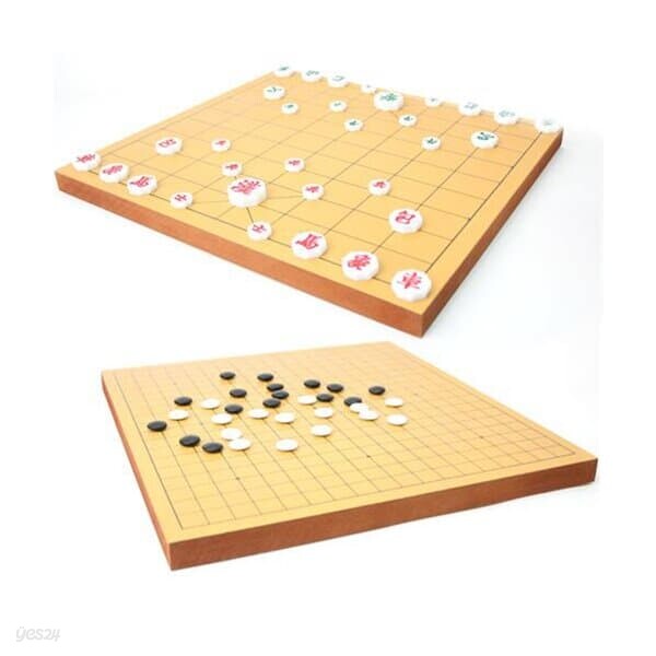 보약게임 경북 양면 바둑장기세트(25mm)+바둑알+장기알
