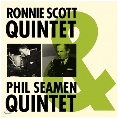 Ronnie Scott, Phil Seamen — The Ronnie Scott Quintet and The Phil Seamen Quintet 앨범 커버