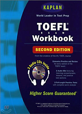Kaplan TOEFL Workbook with 3 Audio CD