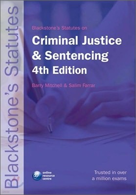 Blackstone's Statutes on Criminal Justice and Sentencing, 4/E