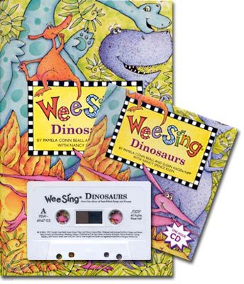 Wee Sing Dinosaurs (Book+CD+Tape)