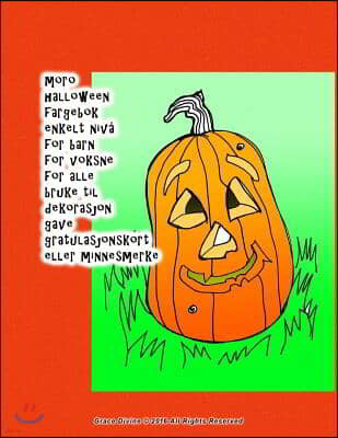moro halloween fargebok enkelt niv? for barn for voksne for alle bruke til dekorasjon gave gratulasjonskort eller minnesmerke