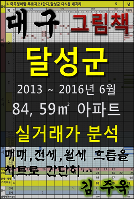 대구 달성군 84,59㎡ 아파트 매매, 전세, 월세 실거래가 분석 (2013 ~ 2016.6월)