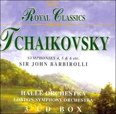 John Barbirolli Ű:  4, 5, 6 'â' -  ٺѸ, ҷ ɽƮ (Tchaikovsky: Symphonies Opp.36, 64, 74)