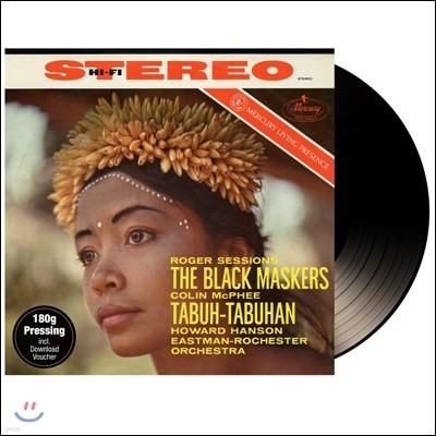Howard Hanson ݸ : Ÿ-Ÿ /  ǽ:  Ŀ (R. Sessions: The Black Maskers / C. McPhee: Tabuh-Tabuhan) Ͽ ڽ [LP]