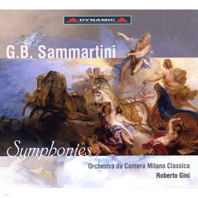 Roberto Gini 삼마르티니: 교향곡과 서곡 (Giovanni Battista Sammartini: Symphonies and Overtures) 