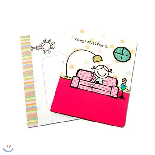 SMIRK card - NEW HOME NEW PAD (SCSM025)