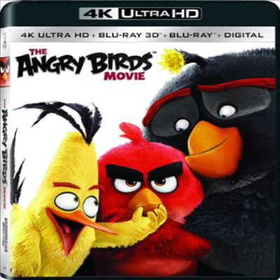 The Angry Birds Movie (ޱ׸  ) (ѱڸ)(4K Ultra HD + Blu-ray 3D + Blu-ray + Digital)