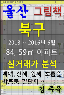 울산 북구 84,59㎡ 아파트 매매, 전세, 월세 실거래가 분석 (2013 ~ 2016.6월)
