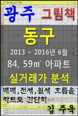 광주 동구 84,59㎡ 아파트 매매, 전세, 월세 실거래가 분석 (2013 ~ 2016.6월)
