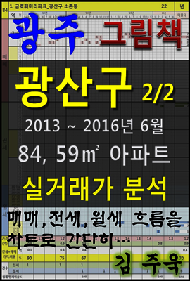 광주 광산구 2/2 84,59㎡ 아파트 매매, 전세, 월세 실거래가 분석 (2013 ~ 2016.6월)