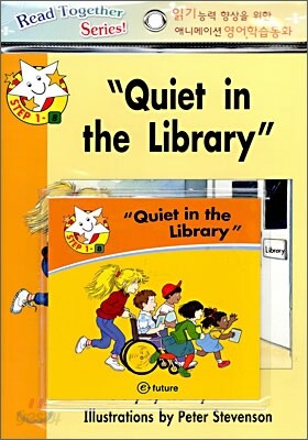 Read Together Step 1-8 : "Quiet in the Library" (Book + CD)