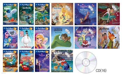 [16] Disney Fun To Read 2ܰ 9 (Book+CD) + Read Along 7 (Book+CD)