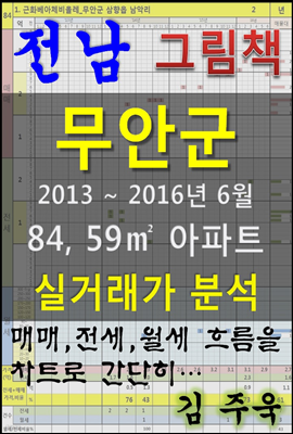 전남 무안군 84, 59㎡ 아파트 매매, 전세, 월세 실거래가 분석 (2013 ~ 2016.6월)