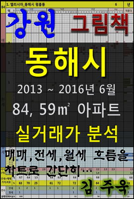 강원 동해시 84,59㎡ 아파트 매매, 전세, 월세 실거래가 분석 (2013 ~ 2016.6월)