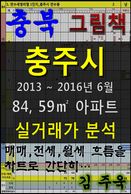 충북 충주시 84, 59㎡ 아파트 매매, 전세, 월세 실거래가 분석 (2013 ~ 2016.6월)