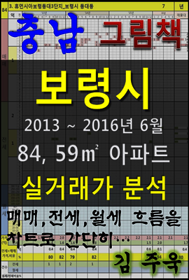 충남 보령시 84, 59㎡ 아파트 매매, 전세, 월세 실거래가 분석 (2013 ~ 2016.6월)