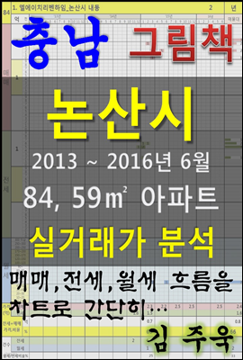 충남 논산시 84, 59㎡ 아파트 매매, 전세, 월세 실거래가 분석 (2013 ~ 2016.6월)