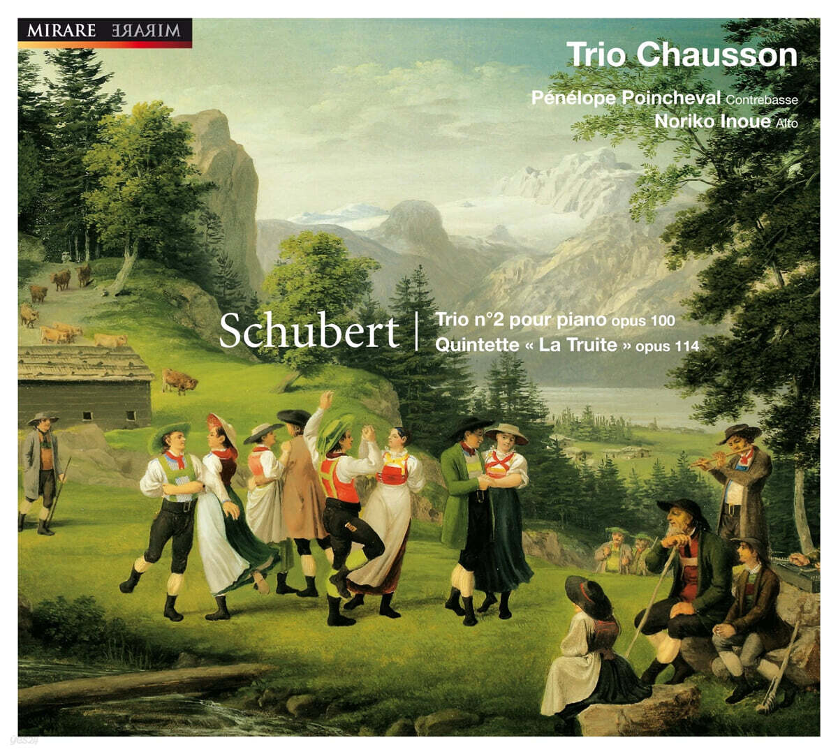 Trio Chausson 슈베르트: 피아노 트리오 2번, 피아노 오중주 '송어' (Schubert: Trio Pour Piano Op.100 D.929, Quintette 'La Truite' Op.114 D.667)