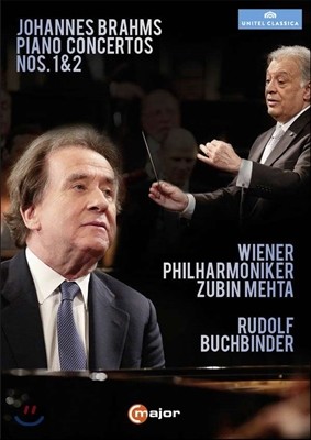 Rudolf Buchbinder / Zubin Mehta : ǾƳ ְ 1, 2 - ֺ Ÿ, 絹  (Brahms: Piano Concertos Opp.15 & 83)