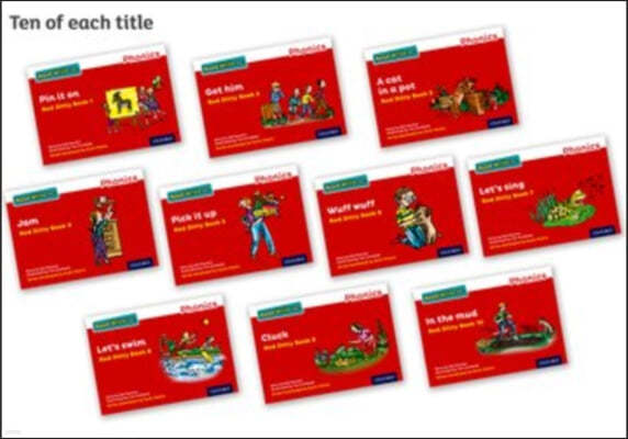 Read Write Inc. Phonics: Red Ditty books (Pack of 100)