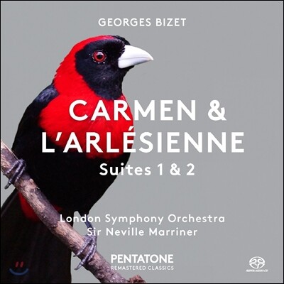 Neville Marriner 비제: 카르멘, 아를의 여인 서곡집 - 네빌 마리너, 런던 심포니 (Bizet: Carmen & L'Arlesienne Suites 1 & 2)
