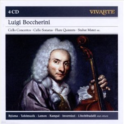 ɸ: ÿ ְ, ÿ ҳŸ ֿ ǰ (Boccherini: Cello Concertos, Cello Sonata & other works) (4CD Boxset) - Anner Bylsma
