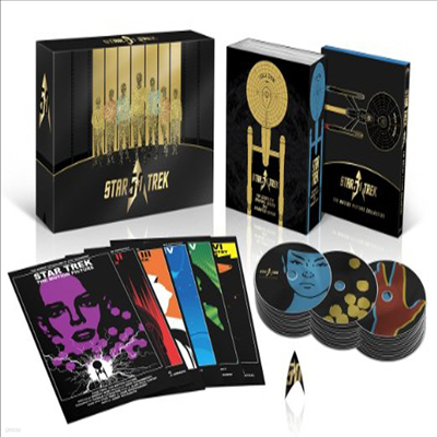 Star Trek: 50th Anniversary TV & Movie Collection (Ÿ Ʈ: 50ֳ  TV &  ÷)(ѱ۹ڸ)(30Blu-ray)(Boxset)