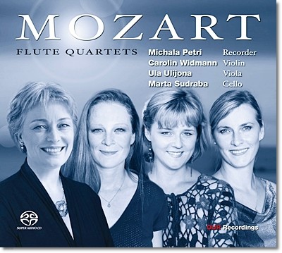 Michala Petri  모차르트: 플루트 사중주 (Mozart: Flute Quartets K.285, K.285a, K.285b, K.298)